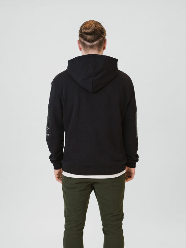 Hoodie Leather-EL black