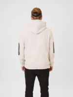 Hoodie Leather-EL offwhite