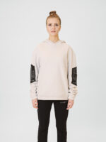 Hoodie Leather-EL offwhite