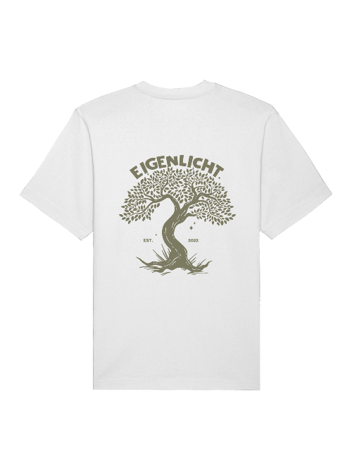 OVERSIZED T-SHIRT EL-TREE OF LIFE WHITE